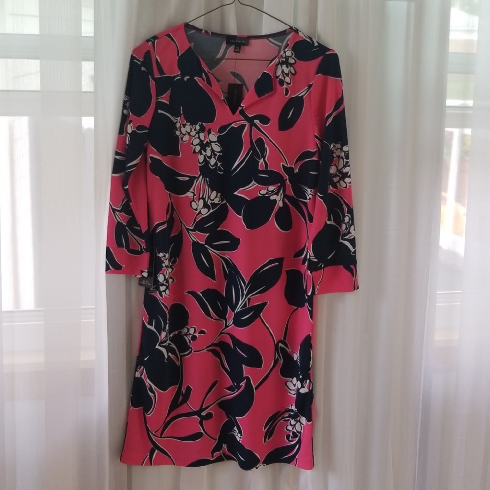 Pink and Navy Dress
